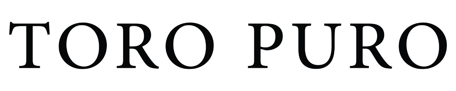 TORO PURO logo in black text on a white background