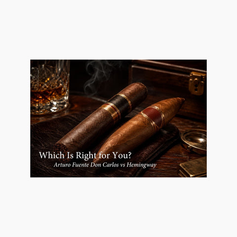 Arturo Fuente Don Carlos vs Hemingway: Which Is Right for You? - Toro Puro