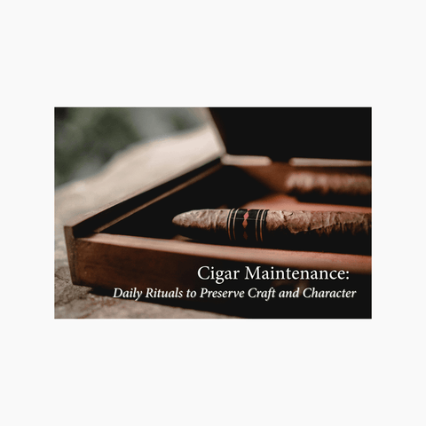 Toro Puro cigar maintenance ritual accessories