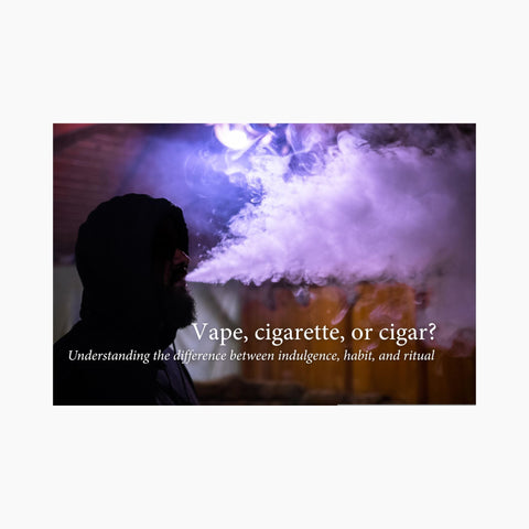 Vape, cigarette, or cigar? - Toro Puro