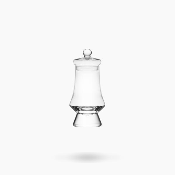 Amber Glass Whisky with Lid G500 - Toro Puro