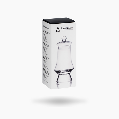Amber Glass Whisky with Lid G500