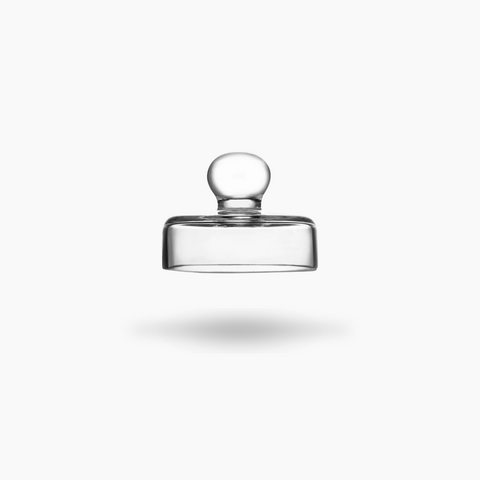 Amber Glass Whisky Glass with Lid G100