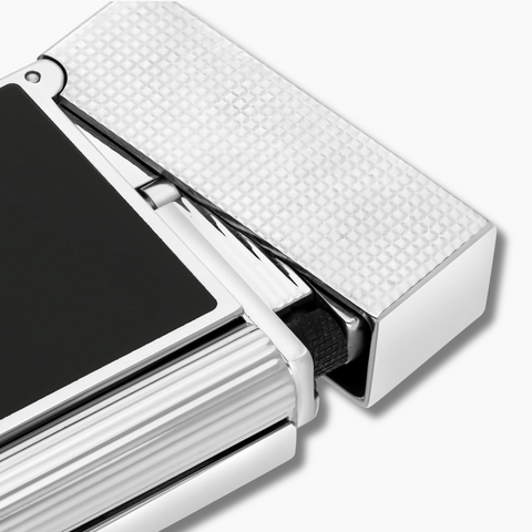 S.T.Dupont Ligne 2 Lighter: Matt Black & Palladium