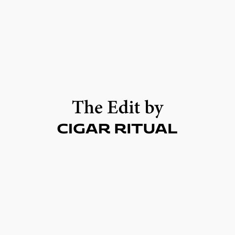 Text 'The Edit by Cigar Ritual' on a white background