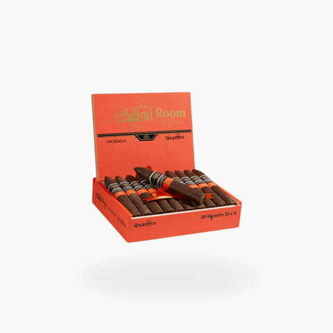 Open box of Aging Room Quattro Nicaragua Maestro cigars by AJ Fernandez - Toro Puro