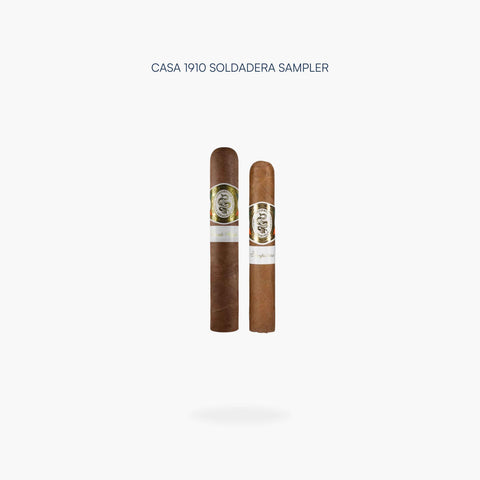 Casa 1910 Soldadera Sampler featuring Teniente Angela Toro and Sampetrina Robusto cigars - Toro Puro