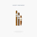 Davidoff Short Perfecto, Signature 2000 and Signature No.2 cigars from the Davidoff Cigar Sampler - Toro Puro