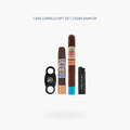 Casa Carrillo Pledge Prequel and La Historia E-III cigars with Toro Puro Jet Lighter and Precision Cutter, from the Casa Carrillo Cigar Sampler Gift Set - Toro Puro