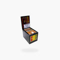 Open box of Foundation The Upsetters Small Axe Petit Corona cigars - Toro Puro