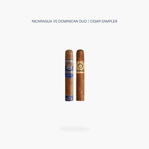Plasencia Alma del Cielo and Arturo Fuente Don Carlos cigars from the Nicaragua vs Dominican Duo Cigar Sampler - Toro Puro