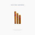 Padilla Fumas Cigar Sampler, three Honduran cigars in Robusto, Toro and Short Gordo sizes - Toro Puro